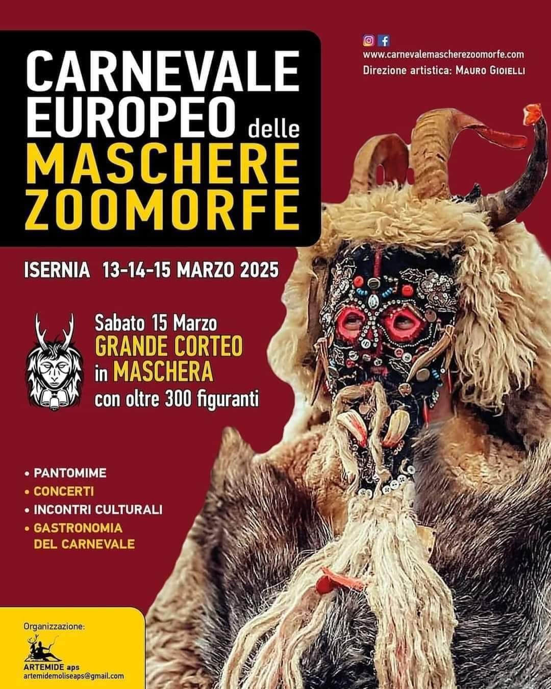 Carnevale Europeo delle Maschere Zoomorfe - Ed. 2025