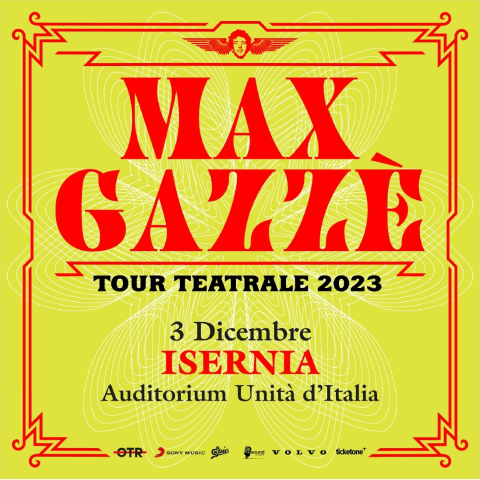 MAX GAZZE' - Tour nei Teatri 2023