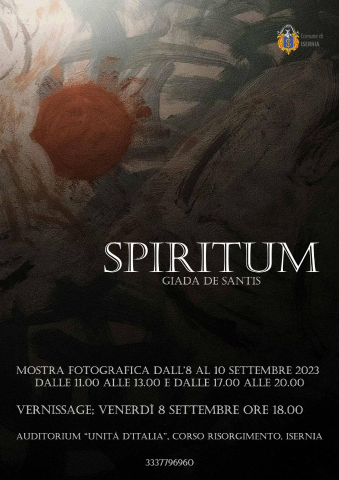 "SPIRITUM" - Mostra fotografica di Giada De Santis