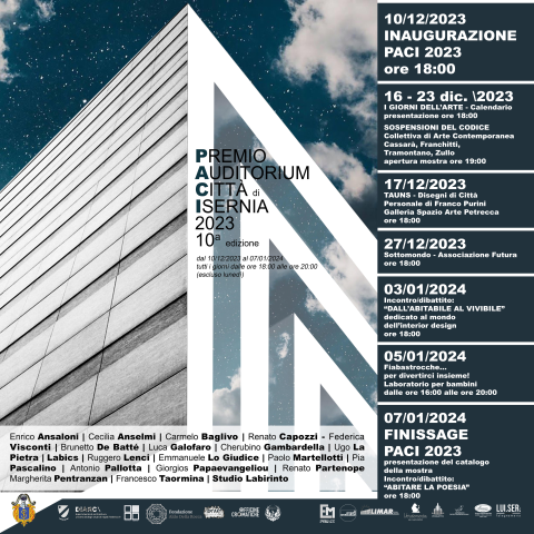 PACI 2023 - Premio Auditorium Città di Isernia - 10a edizione 